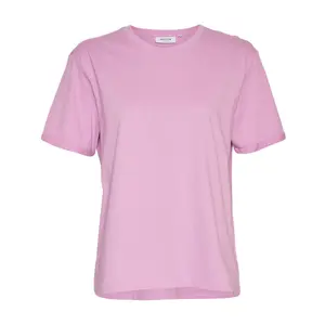 T-shirt with small logo Moss Copenhagen Terina Organic image-0