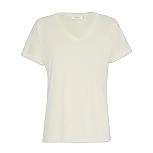 T-Shirt mit V-Ausschnitt, Damen Moss Copenhagen Fenya Modal image-0