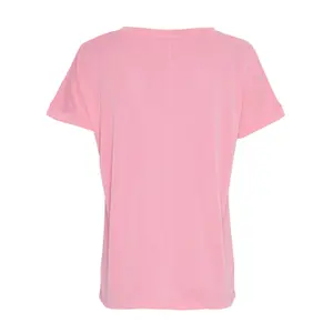 T-shirt de pescoço em v das mulheres Moss Copenhagen Fenya Modal image-2