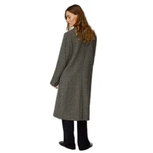 Veste longue femme Moss Copenhagen Genesis CHK image-3