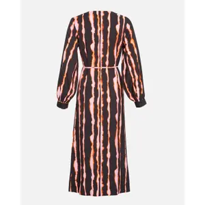 Women's v-neck dress Moss Copenhagen Selfrida Dilvera AOP image-1