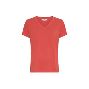 T-shirt com decote em V para mulher Moss Copenhagen Fenya image-0