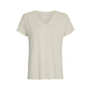 T-shirt com decote em V para mulher Moss Copenhagen Fenya image-0