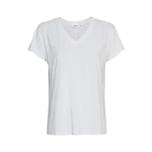T-shirt com decote em V para mulher Moss Copenhagen Fenya image-0