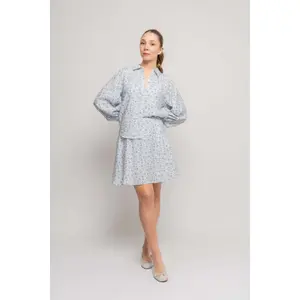 Falda Moss Copenhagen Laurelle Ladonna AOP image-3