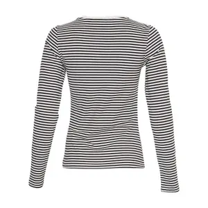 T-shirt de manga comprida feminina Moss Copenhagen Gemma Hadrea O image-1