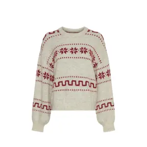 Pullover Damen Moss Copenhagen Lerato Hope AOP image-0