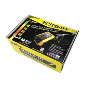 Cargador para 2 baterías Motobatt PDC image-1