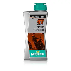 Motorcycle engine oil Motorex Top Speed 4T 5W40 Jaso MA2 image-1