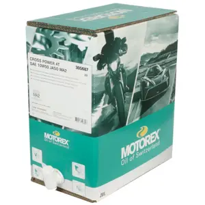 Motorcycle engine oil Motorex Cross Power 4T 10W50 Jaso MA2 image-0