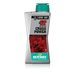 Motorcycle engine oil Motorex Cross Power 4T 10W60 Jaso MA2 image-1