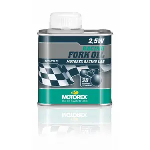 Λάδι πιρουνιού σε μπουκάλι από κασσίτερο Motorex Racing 2,5W image-0