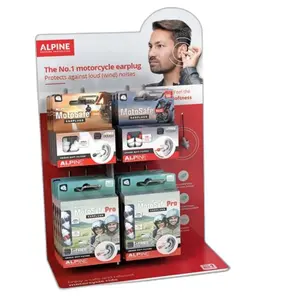 Bouchons d'oreilles pré rempli Motosafe display image-0