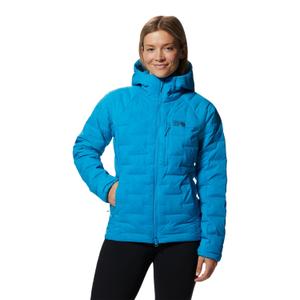 1943271-434-damesjack-met-capuchon-mountain-hardwear-stretchdown-elektrische-hemel