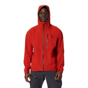 1985741-831-giacca-da-trekking-elasticizzata-mountain-hardwear-ozonic-rosso-deserto