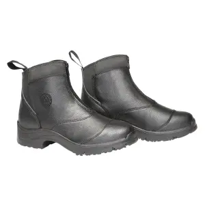 Women's Zip Leather Riding Boots Mountain Horse Active Rider image-0