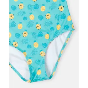 One-piece swimsuit pineapple girl Mr. Wonderful image-3