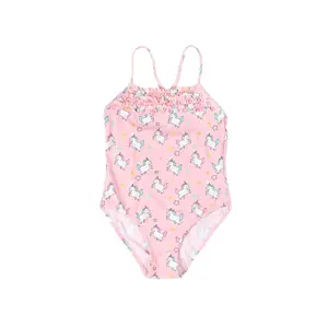 Unicorn girls' one-piece swimsuit Mr. Wonderful image-0