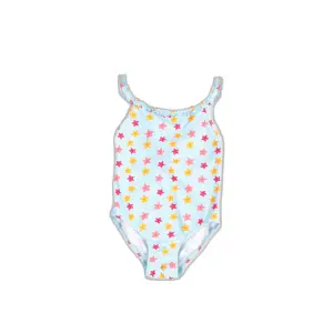 Girls' star print swimsuit Mr. Wonderful image-0
