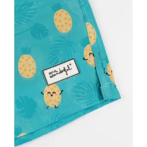 Pineapple swim shorts for kids Mr. Wonderful image-1