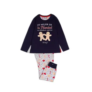 Girls' long-sleeve pyjamas Mr. Wonderful Navidad image-0