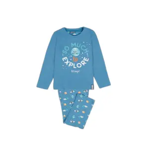 Children's long sleeve pyjamas Mr. Wonderful Explore image-0