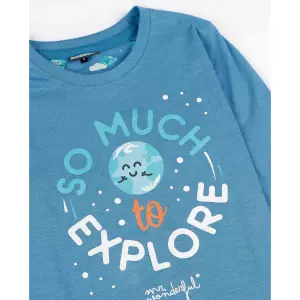 Children's long sleeve pyjamas Mr. Wonderful Explore image-2