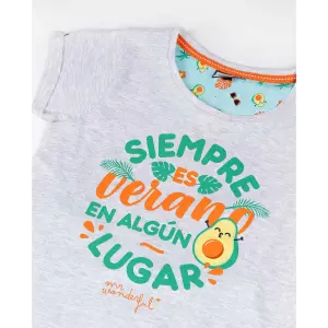 Girl's pajamas Mr. Wonderful Siempre es Verano image-2