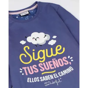 Girls' long-sleeve pyjamas Mr. Wonderful Sigue Tus Sueños image-2
