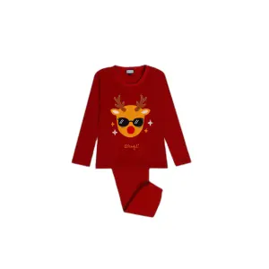 Warm long-sleeve children's pyjamas Mr. Wonderful Renos image-0