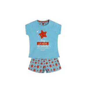 Girl's pajamas Mr. Wonderful Soy La Mar image-0