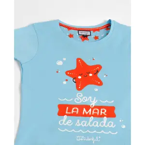 Girl's pajamas Mr. Wonderful Soy La Mar image-2