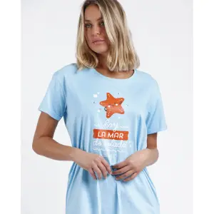 Camisa de noite da mulher Mr. Wonderful Soy La Mar image-3