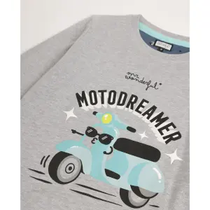 Children's long sleeve pyjamas Mr. Wonderful Motodreamer image-3