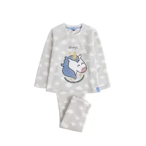 Warm long-sleeved pyjamas for girls Mr. Wonderful Corel Selfie image-0