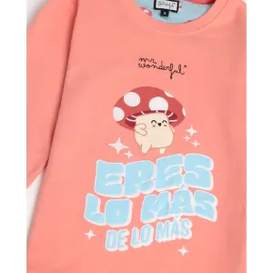 Girls' long-sleeve pyjamas Mr. Wonderful Eres lo Más image-3