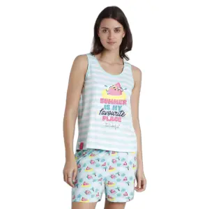Pijama sem mangas mulher Mr. Wonderful Sandía image-1