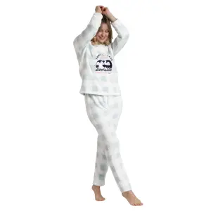 Pijama quente de mangas longas para mulher Mr. Wonderful Corel image-0