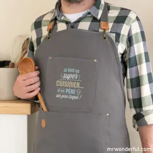 Delantal - Soy un gran cocinero... y un padre un poco puntilloso Mr. Wonderful image-1