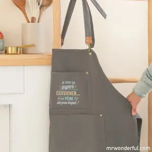 Delantal - Soy un gran cocinero... y un padre un poco puntilloso Mr. Wonderful image-3