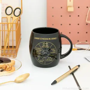 Tazza con rotella girevole: come andrà la mia giornata? Mr. Wonderful image-0