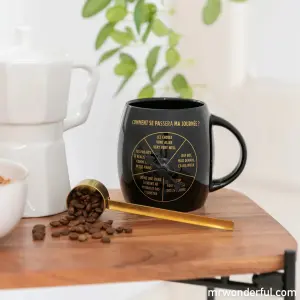 Tazza con rotella girevole: come andrà la mia giornata? Mr. Wonderful image-1
