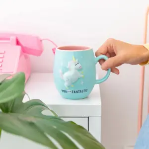 Tazza in rilievo con unicorno Mr. Wonderful You Are Fantastic image-0