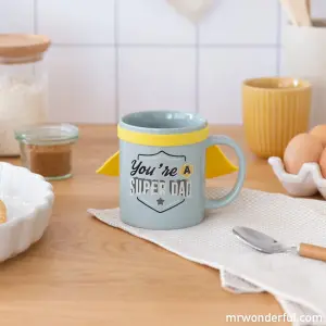 Mug Mr. Wonderful You're a Super Dad image-0