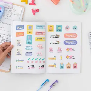 Diary and note stickers for children Mr. Wonderful image-4