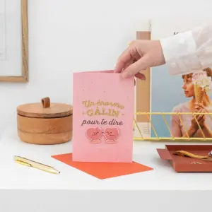 Postkarte - eine große Umarmung, um dir zu sagen, dass ich dich sehr liebe Mr. Wonderful image-1