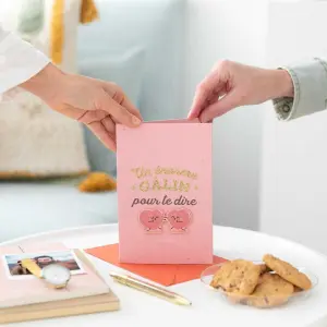 Postkarte - eine große Umarmung, um dir zu sagen, dass ich dich sehr liebe Mr. Wonderful image-0