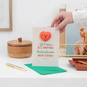 Briefkaart - je doet mijn hart smelten Mr. Wonderful image-0