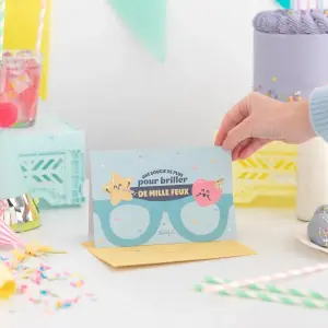 Geburtstagskarte - eine Kerze mehr, um hell zu strahlen Mr. Wonderful image-0