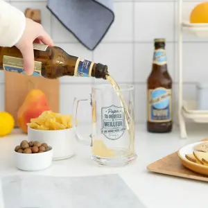Beer mug - Dad, you deserve the best! Mr. Wonderful image-4